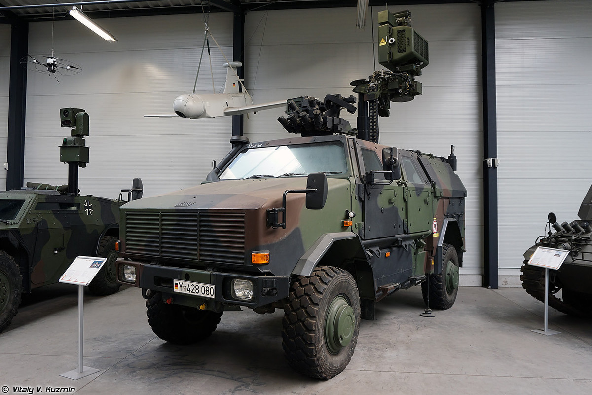 Phần lớn các dòng xe thiết giáp mới nhất, đang phục vụ trong Quân đội Đức cũng được "minh bạch hóa" tại bảo tàng. Trong ảnh, xe thiết giáp Dingo 2 BUR với hệ thống trinh sát trông rất hiện đại. Nguồn ảnh: Vitaly-Kuzmin