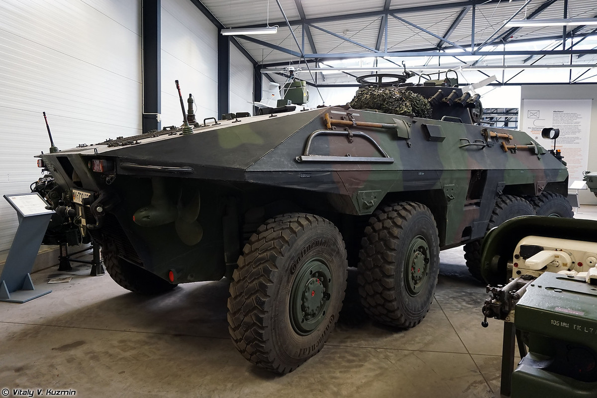 Xe thiết giáp chiến đấu - trinh sát Luchs A2. Nguồn ảnh: Vitaly-Kuzmin