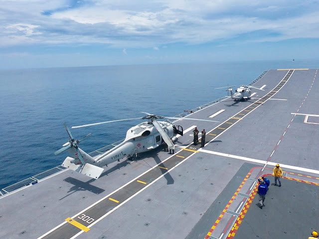 Lâu lắm rồi mới có nhiều máy bay tới vậy hoạt động trên tàu sân bay của Thái Lan. Nguồn ảnh: thaidefence