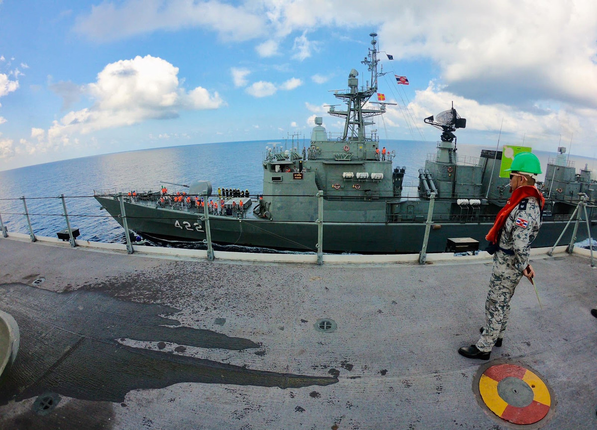 HTMS Taksin cũng được trang bị hệ thống phòng thủ - tấn công tương tự FFG-471. Nguồn ảnh: Thai-Defence