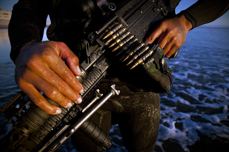 FN MK 48 hoặc MK 48 Mod 0 được đưa vào trang bị trong USSOCOM từ năm 2003 chuyên dùng cho nhiệm vụ chi viện hỏa lực trong chiến dịch đặc biệt của Quân đội Mỹ. Nguồn ảnh: Wikipedia