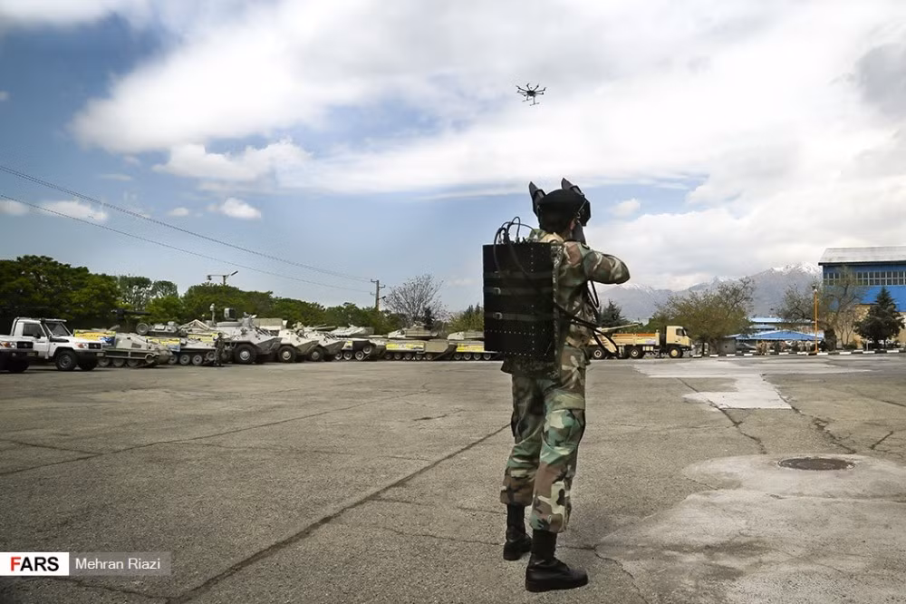 Biểu diễn khả năng bắn hạ UAV. Nguồn ảnh: Fars