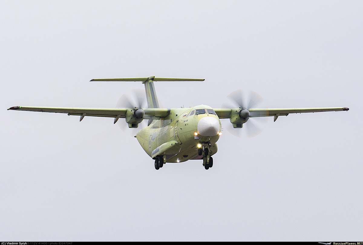 Il-112V được xem là chiếc máy bay vận tải hạng nhẹ mới hoàn toàn đầu tiên của Liên bang Nga được sản xuất sau khi Liên Xô tan rã. Nguồn ảnh: Russian Planes