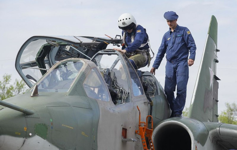 Căn cứ này hiện được trang bị các máy bay cường kích Sukhoi Su-25. Nguồn ảnh: Governor Natalia