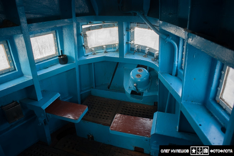 Cabin của tháp chỉ huy trên tàu ngầm hạt nhân Typhoon. Nguồn ảnh: ER