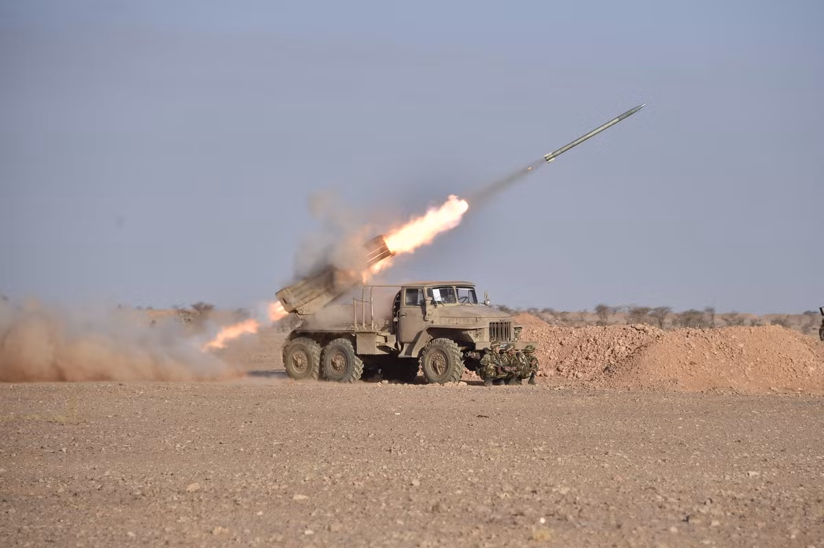 Pháo phản lực phóng loạt BM-21 Grad. Nguồn ảnh: dambiev