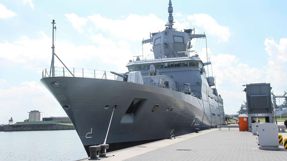 Hôm 17/6, tại cơ sở của thyssenkrupp Marine Systems (TKMS), Hải quân Đức đã chính thức biên chế tàu hộ vệ F222 Baden-Wurttemberg - chiếc đầu tiên thuộc lớp tàu F125. Nguồn ảnh: TKMS