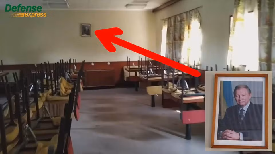 Phòng hội họp có đầy đủ bàn ghế và rèm che cho phép sử dụng bất cứ lúc nào. Nguồn ảnh: Defense Express