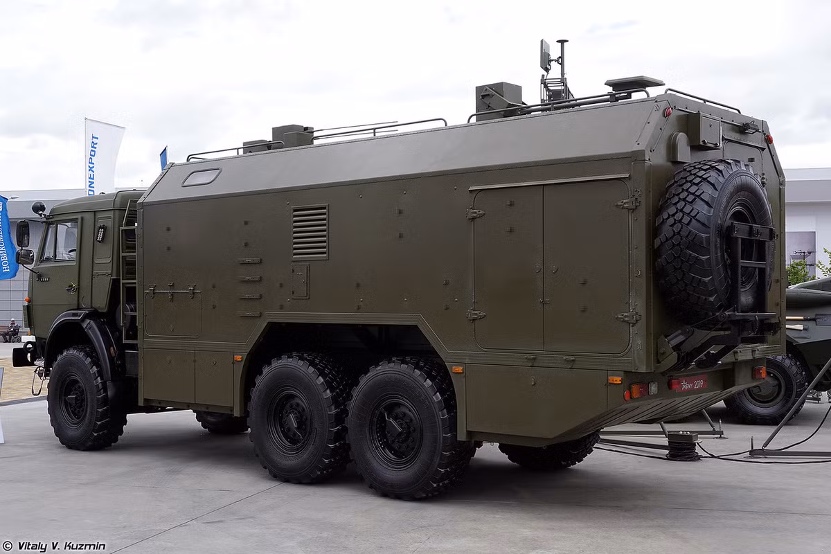 Trạm trinh sát chất phóng xạ - hóa học - sinh học cơ động KRPP-2. Nguồn ảnh: Vitaly-Kuzmin