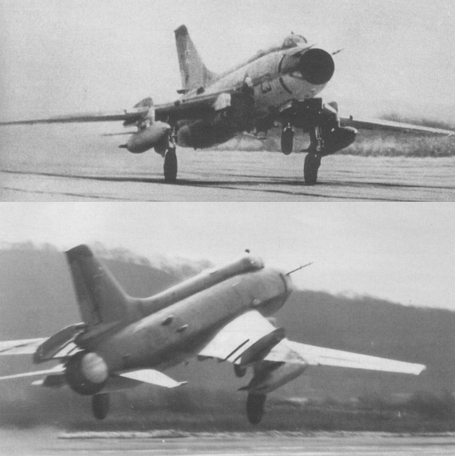 Tiêm kích - bom tiền tuyến Su-17 được phát triển dựa trên khung thân vững chắc hoàn hảo của dòng tiêm kích/ném bom Su-7, nhưng cánh được thiết kế theo hình dạng cánh cụp cánh xòe - "xu hướng phát triển thịnh hành" những năm 1960-1970. Nguồn ảnh: Wikipedia