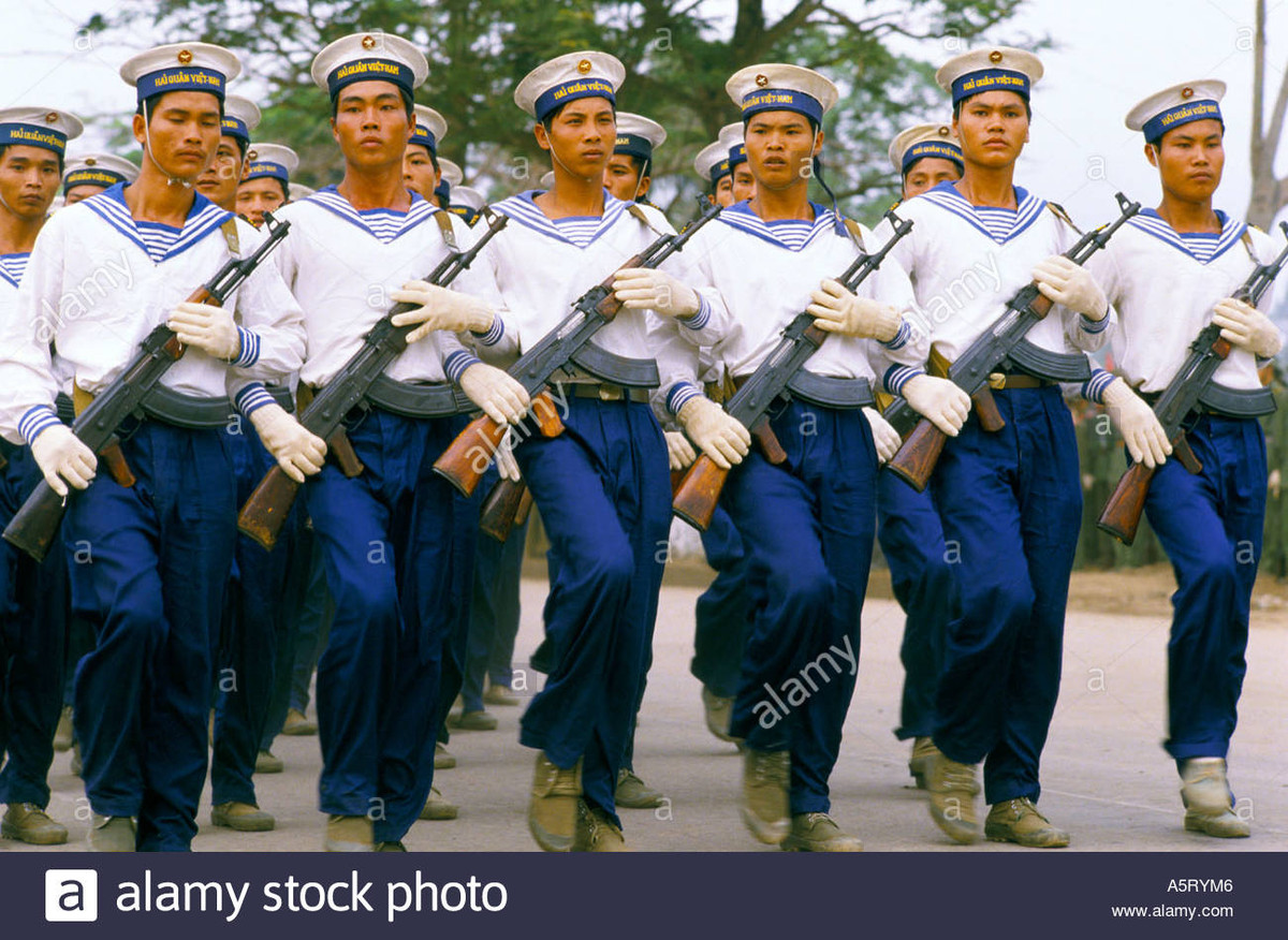 Khối các chiến sĩ hải quân. Ảnh: alamy photo.