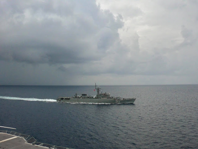 Cuộc phóng được thực hiện bởi tàu hộ vệ HTMS Kraburi (FFG-457) - đây vốn là một trong 4 tàu hộ vệ kiểu 053HT được Thái Lan mua từ Trung Quốc những năm 1990. Nguồn ảnh: Thaidefence