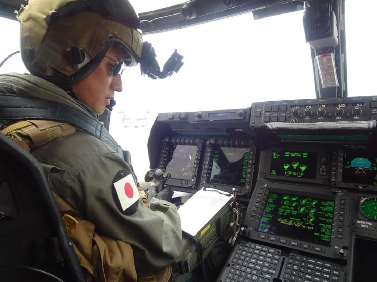 Cận cảnh bảng điều khiển khoang lái chiếc V-22B Block C của Nhật Bản. Nguồn ảnh: Japan Ground Self-Defense Force