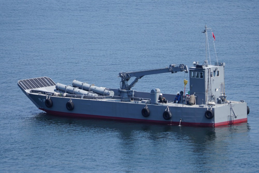 Vấn đề là các tàu đổ bộ này không có radar điều khiển hỏa lực thì sao có thể thực hiện phóng tên lửa chống hạm? Hiện vẫn có nhiều tranh cãi xoay quanh các bức ảnh này. Nguồn ảnh: Dambiev