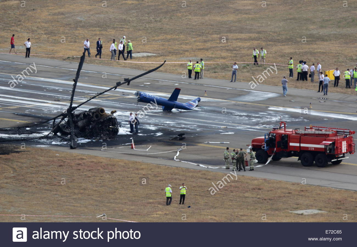 Cũng trong ngày 6/9 (thứ 6), một trực thăng Mi-8 gặp nạn gần làng Sokolovy do lỗi kỹ thuật của bộ phận hạ cánh khiến máy bay bốc cháy, hư hỏng hoàn toàn. Rất may là phi hành đoàn đã kịp thoát ly an toàn với thương tích nhẹ. Như vậy, chỉ riêng một ngày đã có tới 2 sự cố nghiêm trọng với Không quân Nga, khiến họ mất cả 3 máy bay. Ảnh: Alamy (minh họa)