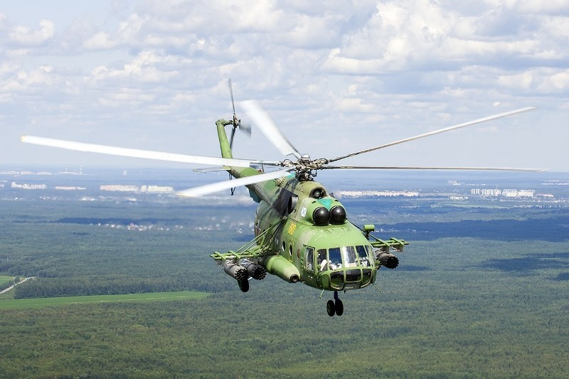 Ngoài không quân trực thăng cuộc duyệt binh có sự tham gia của các tiêm kích Su-33, MiG-29L, Su-30SM; máy bay tuần tra chống ngầm Tu-142, Il-38N và thủy phi cơ đa năng Be-200. Nguồn ảnh: Thông tấn Bộ Quốc phòng Liên bang Nga