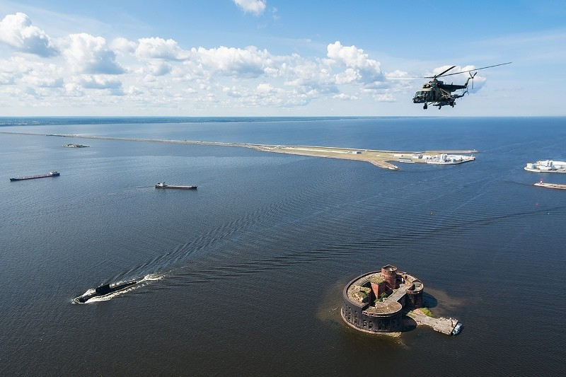 Hàng chục trực thăng gồm nhiều kiểu loại thuộc biên chế Không quân Hải quân Nga sẽ tham gia cuộc duyệt binh này. Nguồn ảnh: Thông tấn Bộ Quốc phòng Liên bang Nga