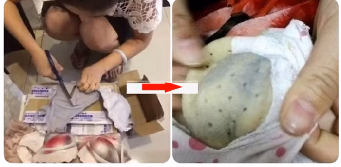 To mo cat aσ lot mac 4 nam ra xem thu, co gai tre kinh hoang