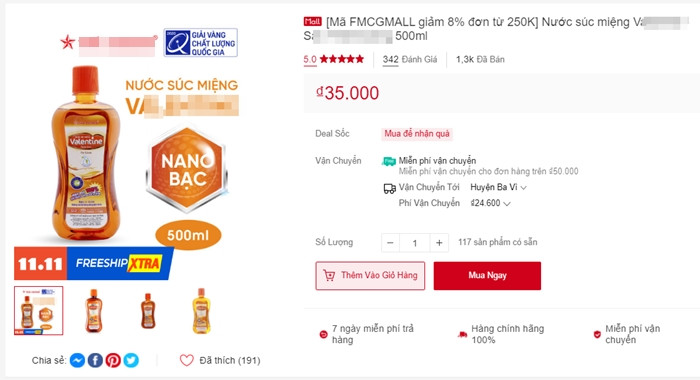 Nuoc suc mieng Hoang Huong Care Medic “no” nhu thuoc... “tan thu” nguoi tieu dung?-Hinh-3