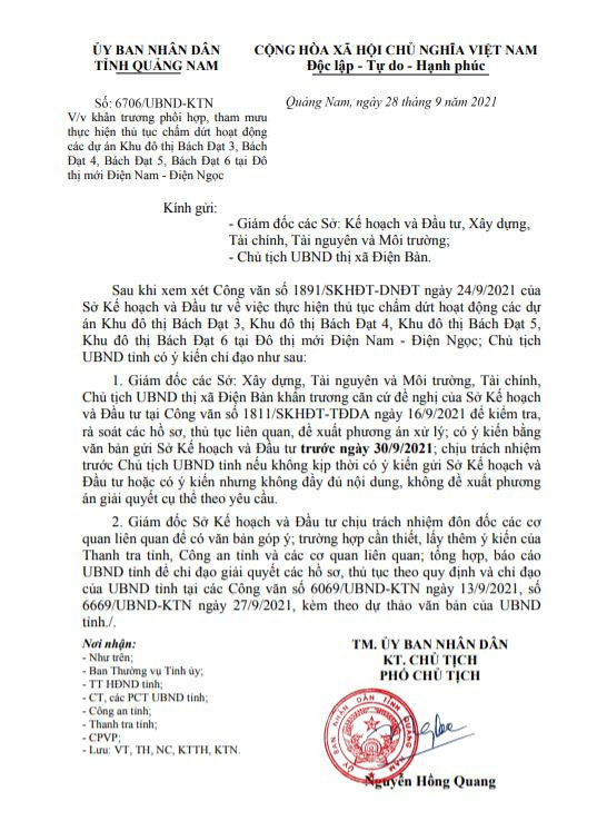 Chi tiet 4 du an KDT cua Bach Dat An bi thuc “khai tu” o Quang Nam