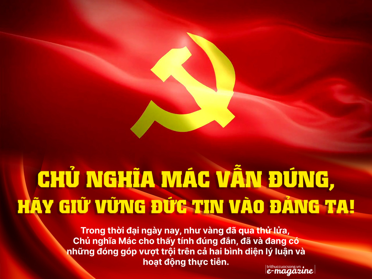 Chu nghia Mac van dung, hay tin tuong vao Dang ta!