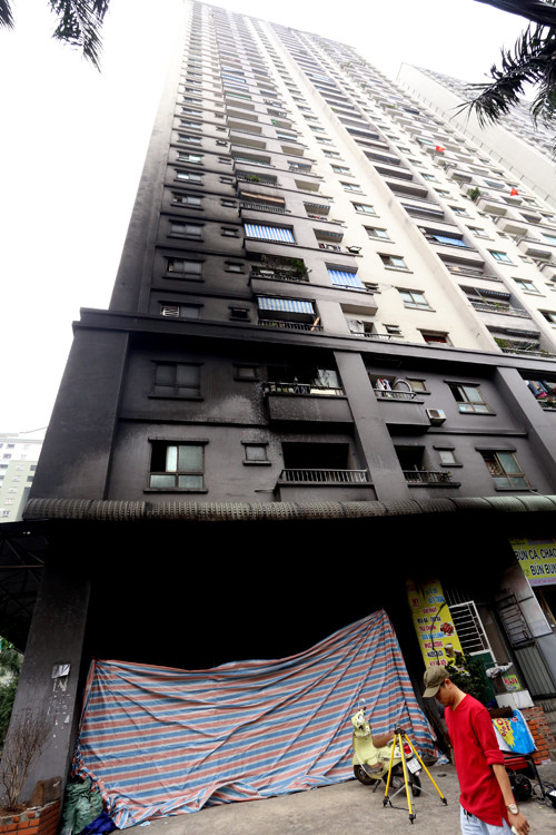 Phat hai chung cu gia re cua dai gia Than khi lien tuc chay