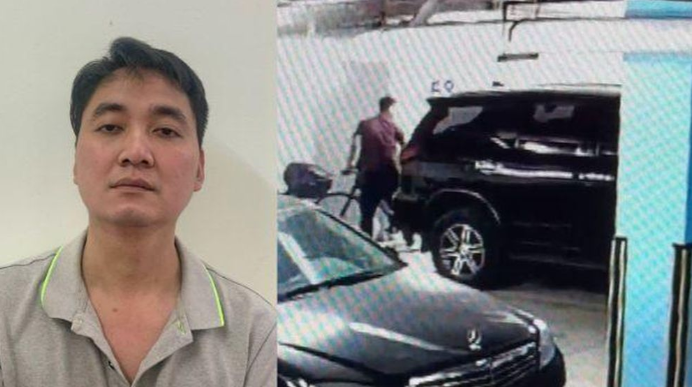 Bat ke lay o to cua ban gai trom hang loat xe tai chung cu