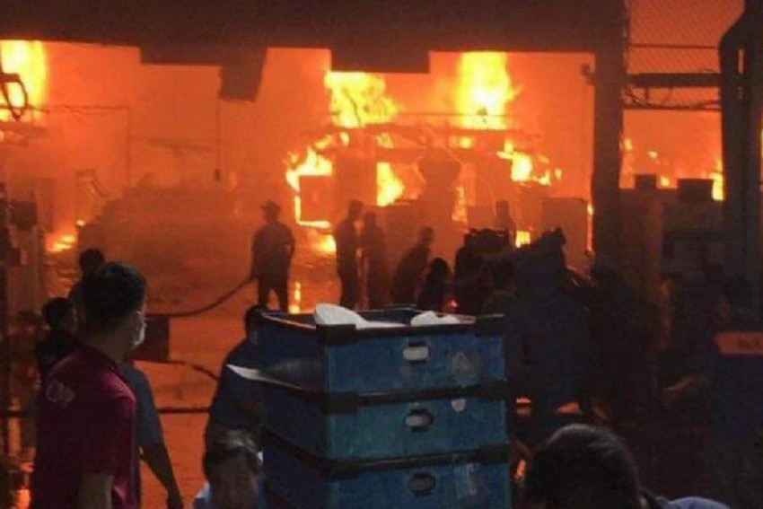 Chay lon tai Cong ty Changshin Viet Nam tai Dong Nai