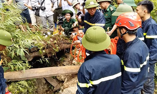 Khu vực hang Nước nơi xảy ra vụ việc