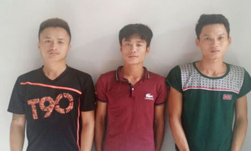 Bat nhom doi tuong chuyen thue taxi di cat trom day dien