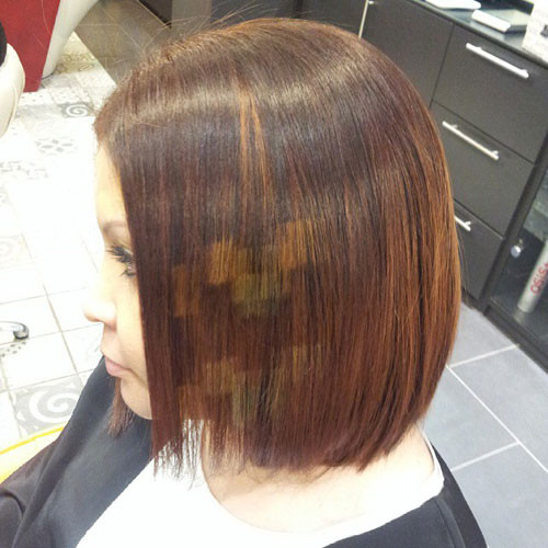 Cô gái này chọn cách nhuộm pixel với tông màu gần giống với màu tóc.