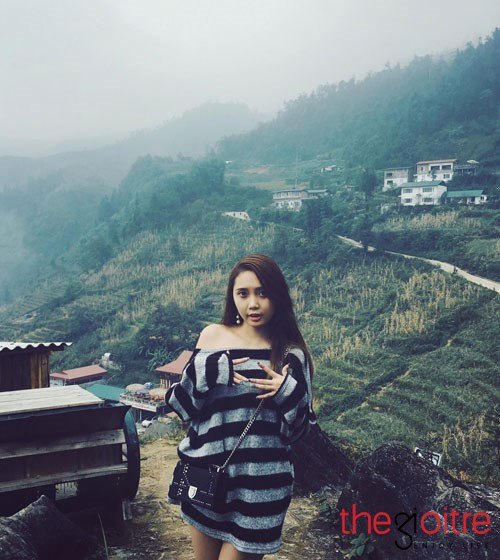 Bích Ngọc có sở thích đi du lịch, cô nàng đã đặt chân tới khá nhiều danh thắng nổi tiếng.