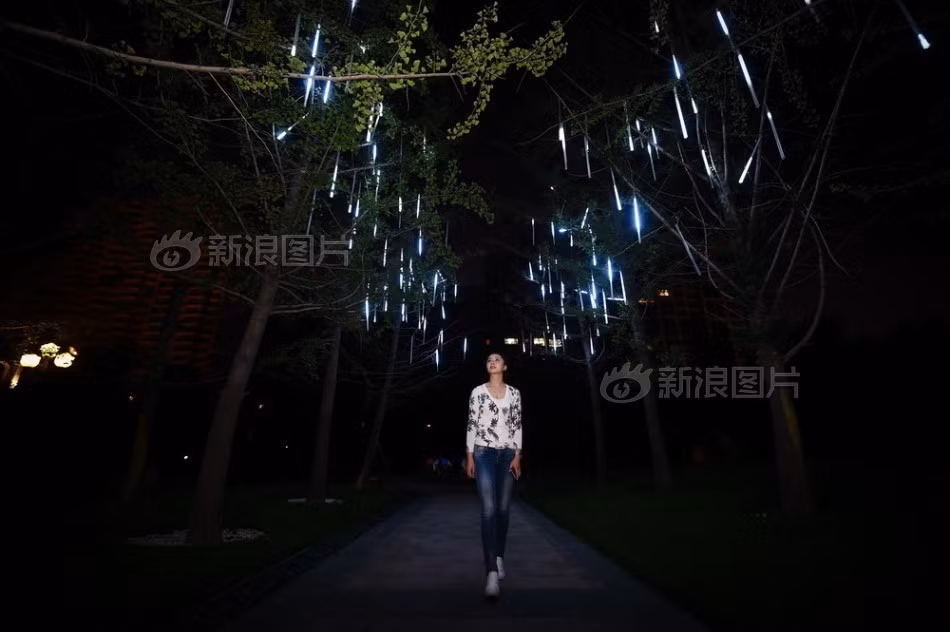 Cô rảo bước trên con đường dẫn vào căn biệt thự và tỏ ra khá thích dàn đèn dây trang trí ở hai bên. Trước đó, Cầm Mai đã quan sát khá kỹ garage ôtô.