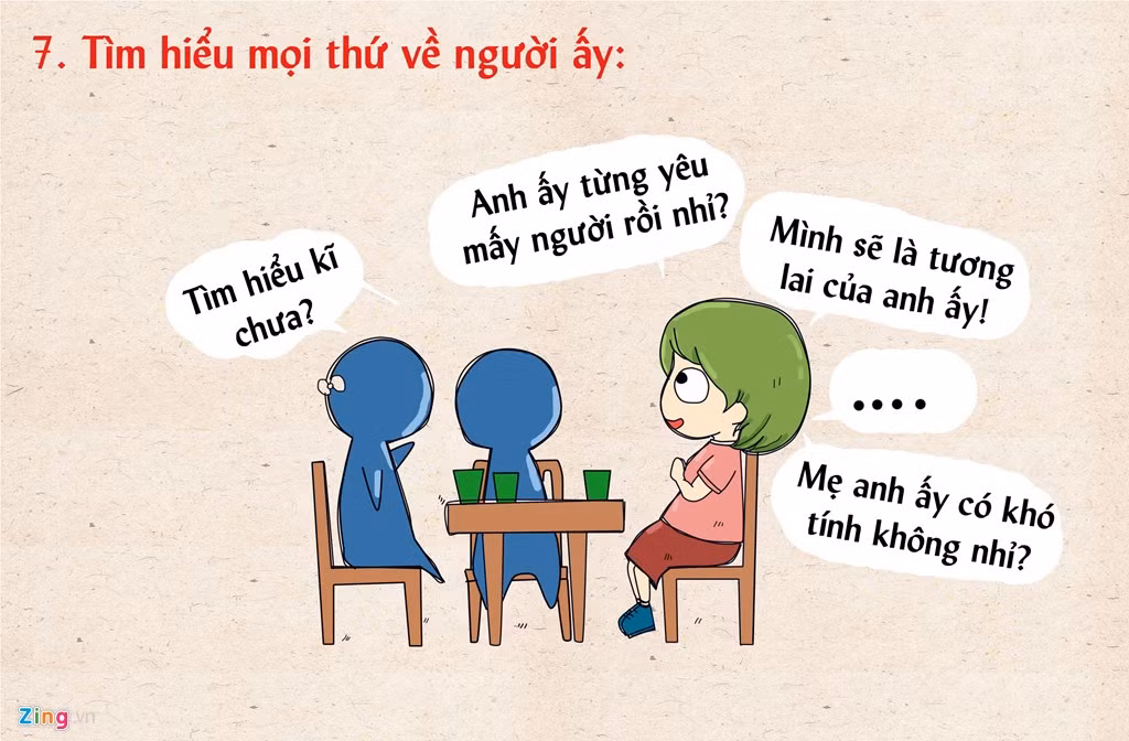 Bất kỳ chủ đề nào liên quan đến chàng, nàng đều có hứng thú và muốn biết tường tận.