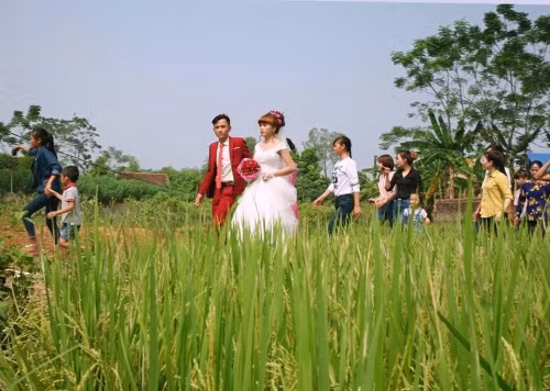 "Đám cưới trên làng quê".