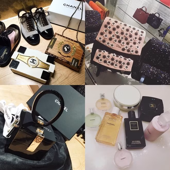 9X sở hữu nhiều bộ sưu tập giày, túi xách, nước hoa... của các thương hiệu đình đám.