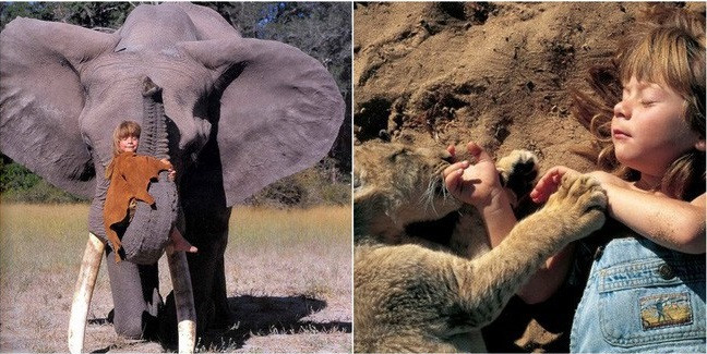 Vừa chào đời, cha mẹ của Tippi đã quyết định sẽ đem đến cho con gái nhỏ một tuổi thơ khác biệt. Suốt 10 năm đầu đời, cô bé Tippi sống chung với các loại động vật hoang dã ở châu Phi trong tự nhiên. Cô bé làm quen được với mọi loài, kể cả những loài được cho là hung dữ nhất như hổ, báo, cá sấu.