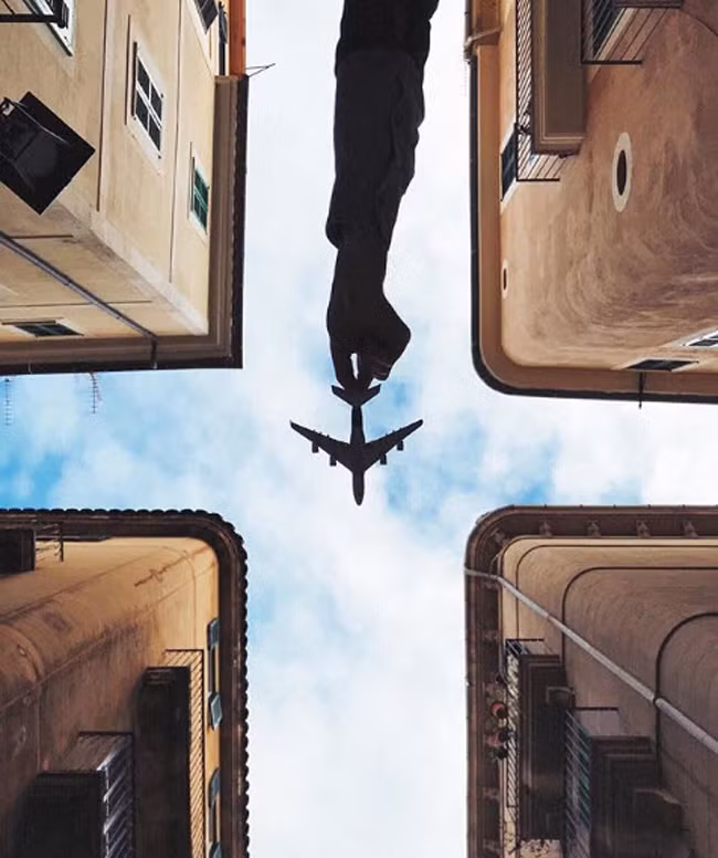 Để tôi chỉnh đường bay cho thẳng nhé.