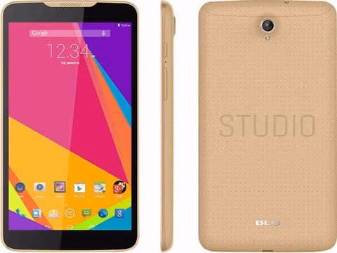  BLU Studio 7.0 cỡ 7-inch. Nếu bạn đang tìm kiếm một chiếc điện thoại khổng lồ, thì BLU Studio 7.0 là lựa chọn giá “mềm” khá phù hợp. Máy trang bị màn hình 7-inch (600 x 1024 điểm ảnh), bộ xử lý lõi kép tốc độ 1,2GHz, RAM 1GB, tích hợp camera sau 5MP và nguồn pin 3000mAh.