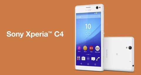  8. Sony Xperia C4. Đây là thiết bị thứ 3 của Sony dự kiến sẽ sớm bán ra thị trường. Không giống như hai sản phẩm kể trên của Sony, Xperia C4 có cấu hình thấp hơn. Mẫu smartphone tuyệt vời này trang bị màn hình 5,5-inch, độ phân giải 1080p, bộ xử lý 8 lõi, 64 bit MediaTek MT6752, RAM 2GB, tích hợp camera sau 13MP và camera trước 5MP.