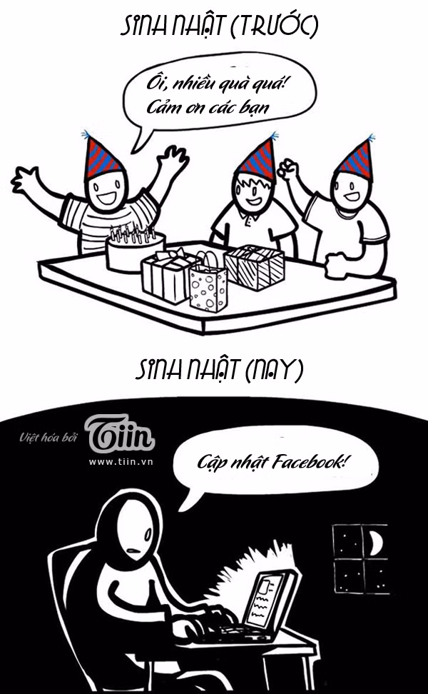 Nếu ngày trước, bạn háo hức khi nhận được nhiều món quà sinh nhật thì ngày nay, tất cả những gì bạn làm là cập nhật mạng xã hội, xem có bao nhiêu lời chúc dành cho mình.