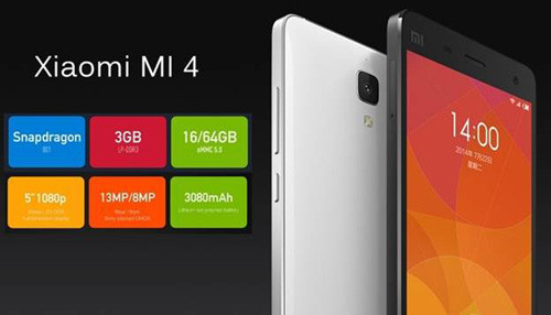  2. Xiaomi Mi 4 - Giá tham khảo 5.9 triệu. Chỉ với 5.9 triệu chắc chắn người dùng ưa thích hệ điều hành Android sẽ không cần phải cân nhắc nhiều để sở hữu ngay một sản phẩm với cấu hình khủng như Xiaomi Mi 4. Nếu như Camera trước 13.0Mpx (Sau 8.0 Mpx), Pin 3080mAh, Android 4.4 chưa đủ để thuyết phục người dùng thì chắc chắn bạn sẽ thay đổi suy nghĩ khi biết rằng Xiaomi Mi 4 còn sở hữu Ram 3GB và sử dụng chip Qualcomm Snapdragon 801. Thật là “khó có thể tin được” khi một sản phẩm với giá “cực mềm” lại đi kèm với cấu hình cực mạnh.