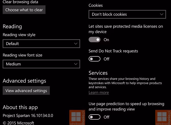 Một số hình ảnh khác về giao diện Windows 10 Mobile. 