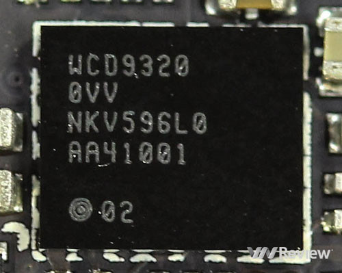 Chip âm thanh hỗ trợ xử lý âm thanh độ phân giải cao 24bit/192kHz của hãng Qualcomm.