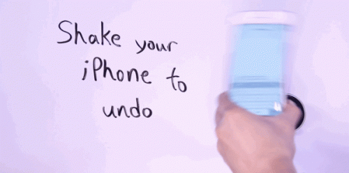 5. Khi nhắn tin trên iPhone, có thể lắc chiếc smartphone này để làm lại tác vụ.