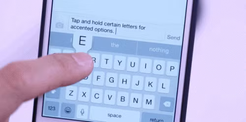 6. Giữ và gõ các chữ cái có dấu trọng âm.