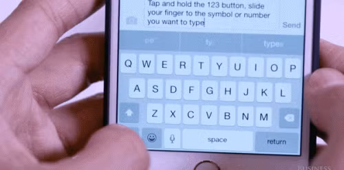 2. Nhập các chữ số và biểu tượng bằng một nút riêng.