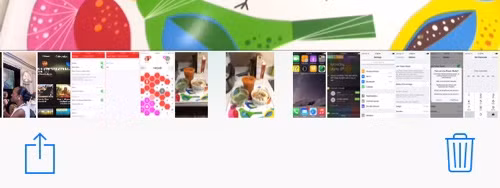  Thêm tùy chọn xem lướt trong ứng dụng Photos. Khi xem ảnh trên iPhone hoặc iPad, iOS 9 sẽ cung cấp thêm một phím tùy chọn ở dưới cho phép người dùng có thể xem lướt được qua tất cả các hình ảnh. Hình ảnh cũng có thể được lựa chọn từ iCloud Drive hoặc các nguồn khác nhau.