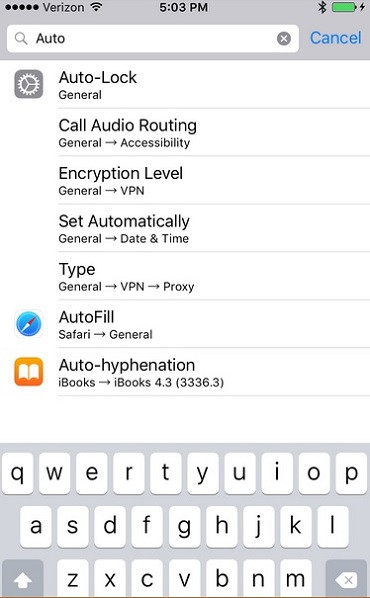  Tìm kiếm dễ dàng hơn trong Settings. Hộp tìm kiếm được tích hợp ở trên đầu ứng dụng Settings sẽ giúp người dùng dễ dàng và nhanh chóng tìm các thiết lập mong muốn và tránh tình trạng phải mò mẫm trước "hàng tá" các tùy chỉnh như trước đây.