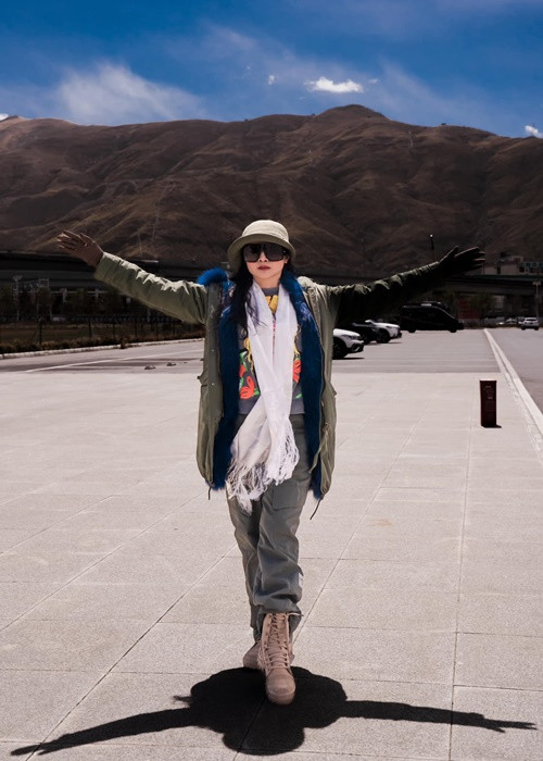 Bà mẹ một con cho hay, đối với cô mỗi phút giây tại Tây Tạng thật đáng giá và không thể quên.